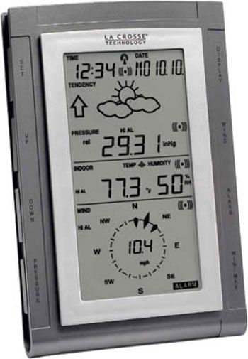 LaCrosse Technology Weather Pro Center: Wind Rain Weather PC Software