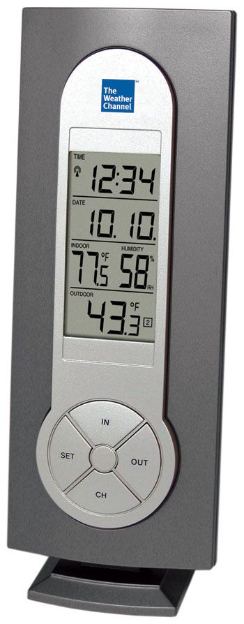 LaCrosse Technology Wireless Weather Station Clock