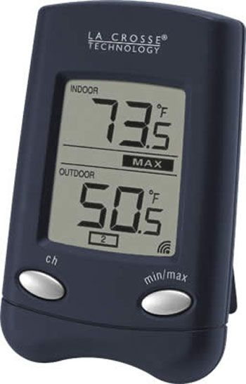 LaCrosse Technology Wireless Thermometer Clock