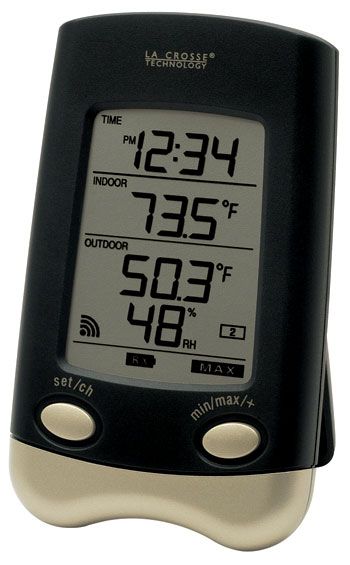 LaCrosse Technology Wireless Weather Station Clock