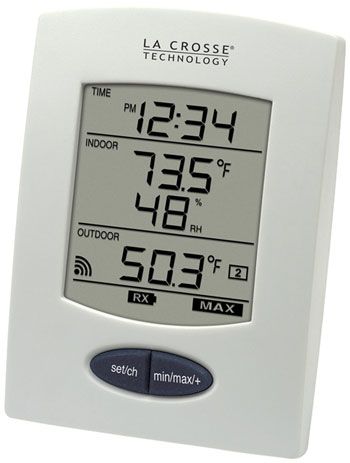LaCrosse Technology Wireless Weather Station Clock