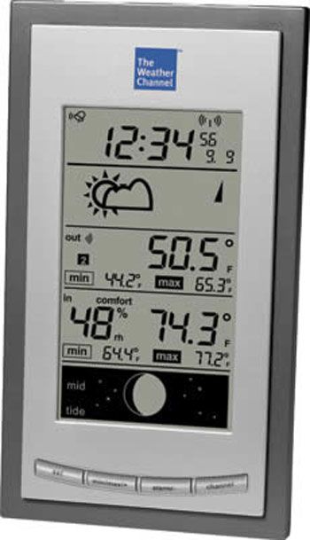 LaCrosse Technology Wireless Forecast/Moon Station Clock