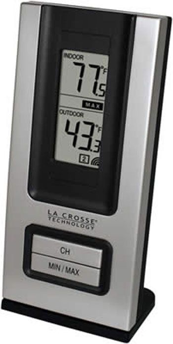 LaCrosse Technology Wireless Thermometer Clock