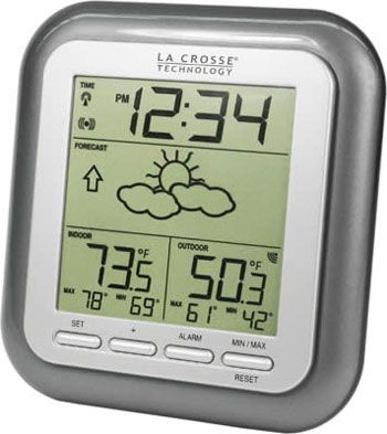 LaCrosse Technology Wireless Forecast Station Clock