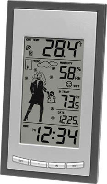 LaCrosse Technology Wireless Forecast Station with Advanced Icon Clock