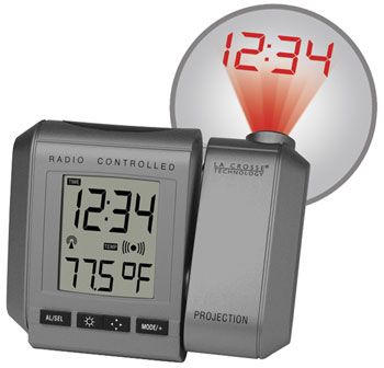 LaCrosse Technology Projection Alarm Clock with IN Temp Clock