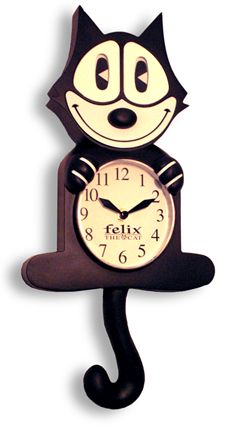 Felix the Cat Animated Wall Clock