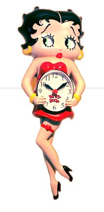 Betty Boop Animated Wall Clock