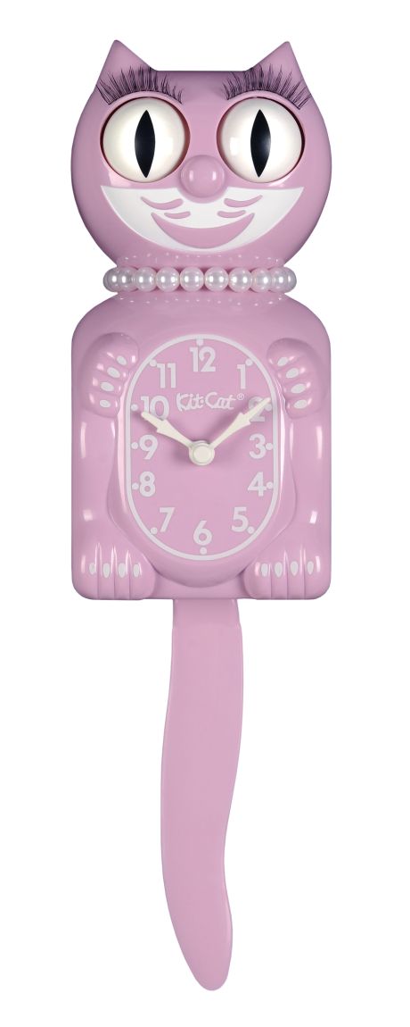 Lady Kit-Cat Wisteria Wall Clock