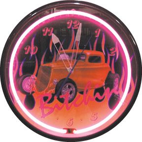 Bitchin' 20 Inch Neon Clock