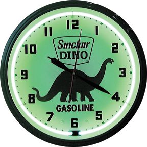 Dino 20 Inch Neon Clock