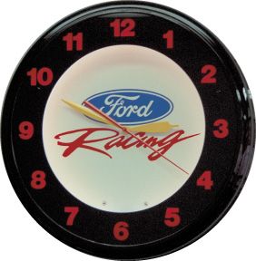 Ford Banded Racing 20 Inch Neon Clock