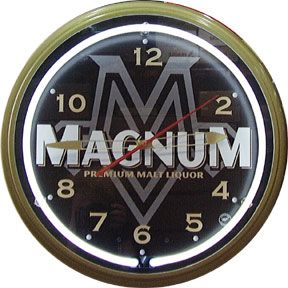 Magnum 20 Inch Neon Clock