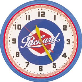 Packard 20 Inch Neon Clock