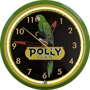 Polly Gas 20 Inch Neon Clock