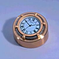 Button Clock w/Cable Bezel