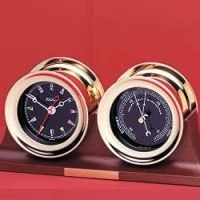 The Chelsea Nautical Flag Clock and Barometer Set