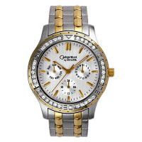 Caravelle Crystal Collection Mens Watch