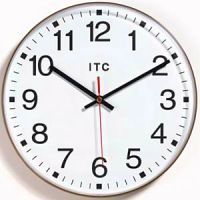 Basic Brown Industrial Time Wall Clock