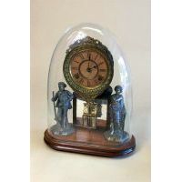 Ansonia Double Statue Clock