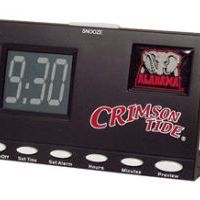 U of Alabama Crimson Tide Football NCAA Sports Clock Logos w Best Plays