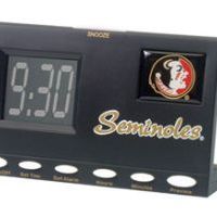 Florida State U FSU Seminoles NCAA Football Sports Clock w Best Plays