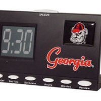 U Georgia Bulldogs NCAA Football Sports Clock w Best Plays