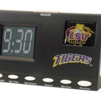 Louisiana State U Tigers NCAA Football Sports Clock w Best Plays