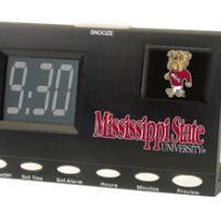 Mississippi State U Bulldogs NCAA Football Sports Clock w Best Plays