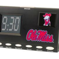 U Mississippi Ole Miss Rebels NCAA Football Sports Clock w Best Plays