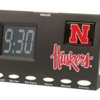 U Nebraska Cornhuskers NCAA Football Sports Clock w Best Plays