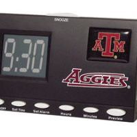 Texas A&M U Aggies NCAA Football Sports Clock w Best Plays