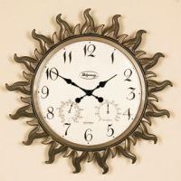Ridgeway Sunburst Wall Clock