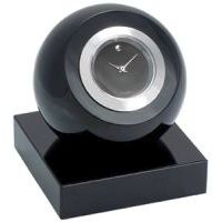 Movado Black Sphere Table Clock