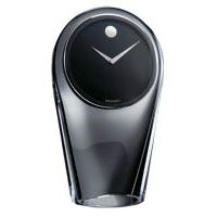 Movado Clear Crystal Desk Clock