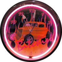 Bitchin' 20 Inch Neon Clock