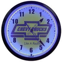 Chevy Trucks 20 Inch Neon Clock