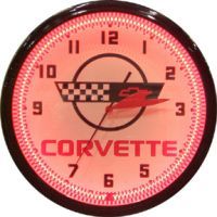 Corvett C4 20 Inch Neon Clock