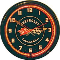 Corvette 53-55 20 Inch Neon Clock