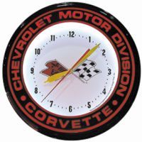Corvette Banded 20 Inch Neon Clock