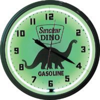Dino 20 Inch Neon Clock