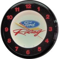 Ford Banded Racing 20 Inch Neon Clock