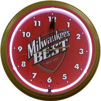 Milwaukee's Best 20 Inch Neon Clock