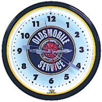 Olds Service 20 Inch Neon Clock