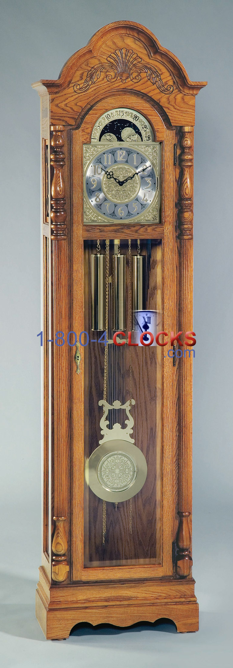 Ridgeway Winston Grandfather Clock at 1-800-4Clocks.com