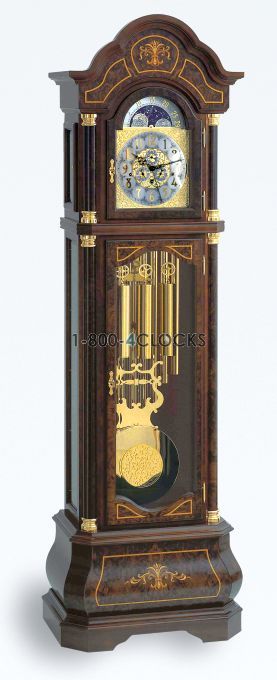 Kieninger Schmitt Tubular Grandfather Clock