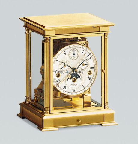 Kieninger Wellington 3 Dial Moon Mantel Clock