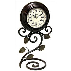 Infinity Iron Perenial Table Clock