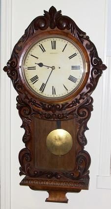 Rare Antique Winterhalder Hoffmeier Fusee Wall Clock