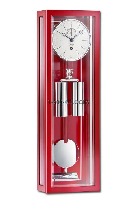 Kieninger Micronis 31 III Day Regulator in Red Piano Finish